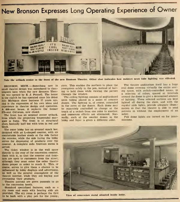 Bronson Theatre - Old Box Office Magazine Article 